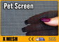 Czarny i szary maskot odporny na siatkę szerokość 60 cali 30% materiał Pvc jako psie okno ekranu