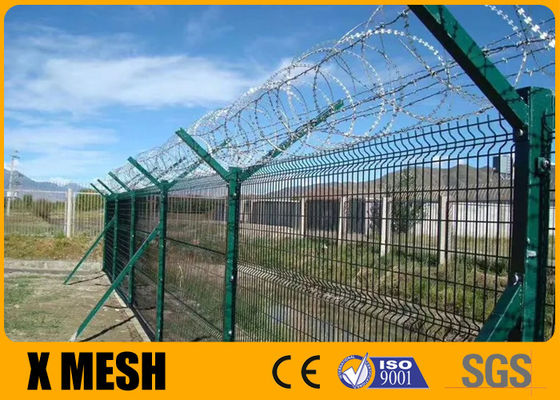 Spawane ogrodzenie ochronne Antirust 50x100mm Otwór siatkowy na autostradę lotniska