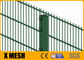 Malowane proszkowo panele ogrodzeniowe zapobiegające wspinaniu się Drut spawany 6 mm do zastosowań przemysłowych