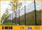 Malowane proszkowo panele ogrodzeniowe zapobiegające wspinaniu się Drut spawany 6 mm do zastosowań przemysłowych