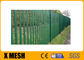 Malowane proszkowo stalowe ogrodzenie palisadowe D &amp; W czarne wykończone łatwe w montażu