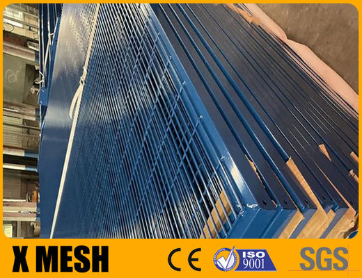 Zielony płótno o pokrycie proszkiem z górnym ramieniem Y i drutem Concertina dla obszarów o wysokim bezpieczeństwie