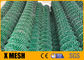 50-stopowy zielony winylowy łańcuch siatkowy ogrodzenie ASTM F668