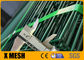 Komercyjne ogniwo łańcucha zielone ogrodzenie malowane proszkowo BS 10244 M8 * 40mm