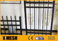 6 &amp;#39;&amp;#39; Picket Top Security Metalowe ogrodzenie powlekane PCV ASTM F2589