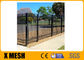 6-punktowe spawy Bezpieczeństwo Ogrodzenia metalowe Czarne aluminiowe ogrodzenie palisadowe