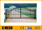 6063 T6 Bezpieczeństwo Metalowe ogrodzenia Rozstaw 140 mm ocynkowana stalowa brama
