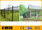 Ozdobne metalowe ogrodzenie 5x8ft wstępnie ocynkowane z malowanym proszkowo pełnym spawaniem Eco Friendly