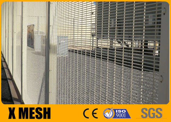 Ocynkowany Clear View Anti Theft Anti Cut Anti Climb Mesh Fence 358 Spawany